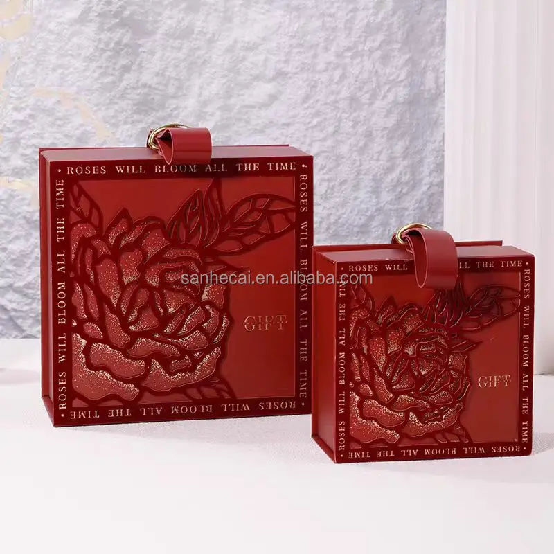 New Creative Kraft Gift Box for Lipstick Perfume Wedding Jewelry Cosmetics Candles Wig Packing featuring UV Magnet Advantage