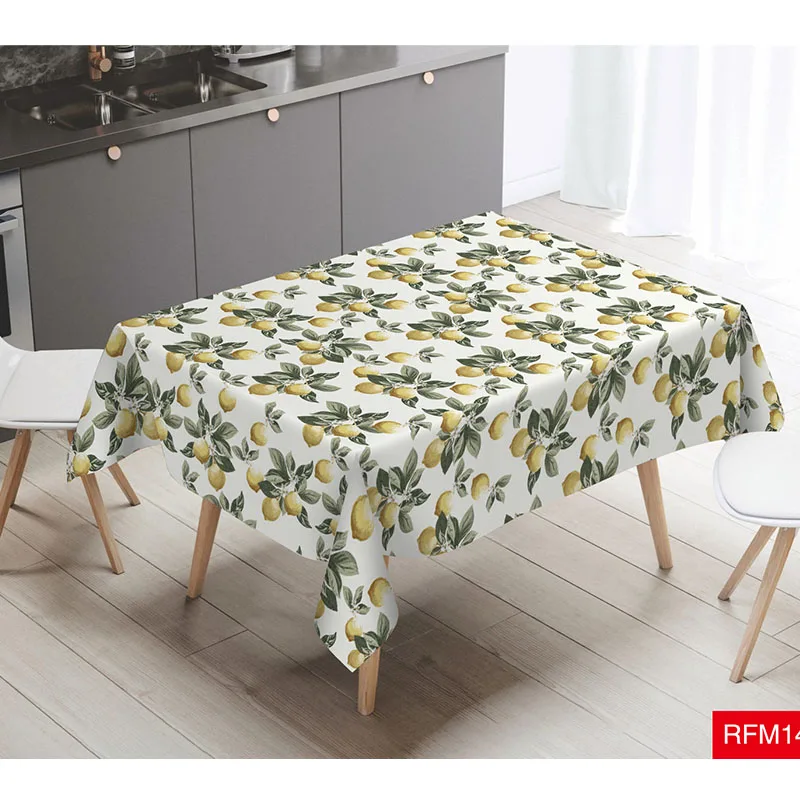 Hot selling pvc oilproof easter tablecloth nonwoven backing modern print pvc tablecloth