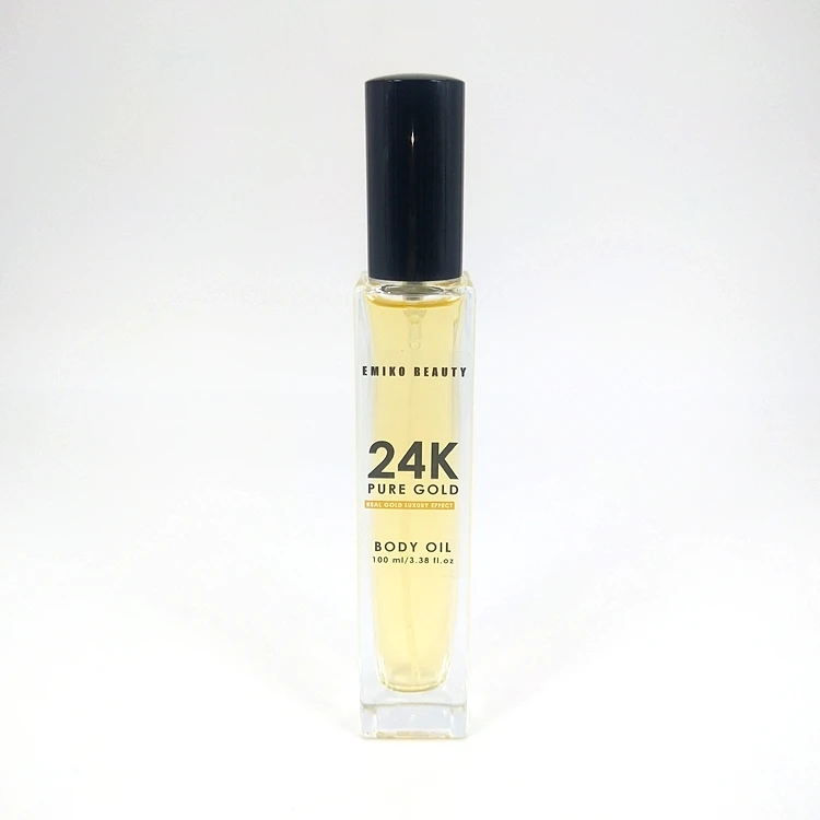 Оптовая продажа, Индивидуальный бренд, золотой спрей для тела 24K и лосьон 50 мл, частная торговая марка, спрей из Китая
