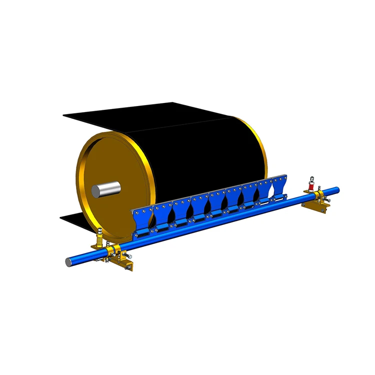 Сегментированный первичный очиститель из карбида вольфрама для конвейерной ленты
