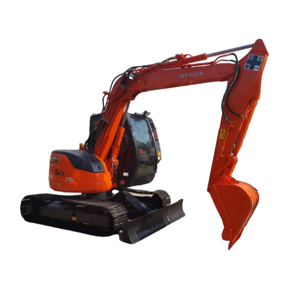Best Selling Hitachi Machine ZX60 ZX70 Used ZX75US Mini 7.5 tons Hydraulic Crawler Excavator At Low Price.