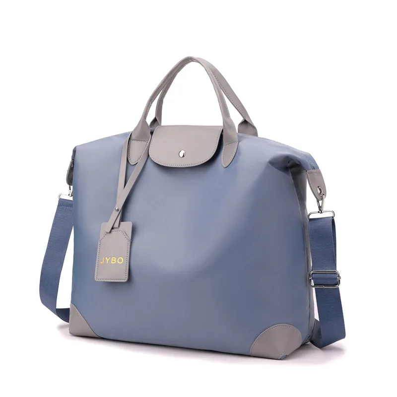 Factory Wholesale Sports High-Density Waterproof Nylon Large Travel Cross Body Tote Bag Lightweight And Foldable Ladies Hand Bag