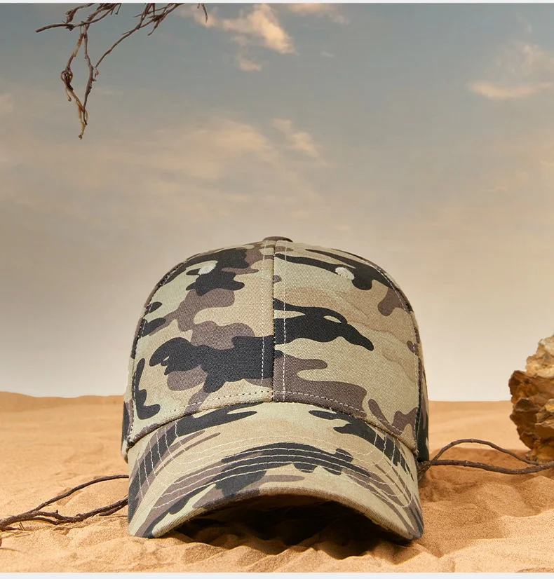Oem Manufacturer Adjustable Camouflage Baseball Caps Digital Print Logo Camo Baseball Cap