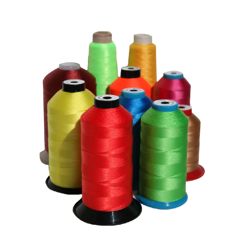 Factory wholesale special  embroidery thread 120D/3 high tension low stretch polyester sewing thread black and white in stock