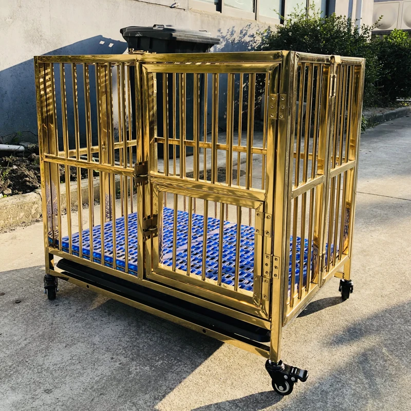 Single layer single door pet cages dog kennel cheap cage for dogs metal