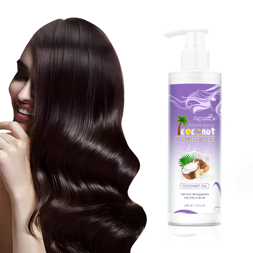 Private Label African American Hair Care Products Coconut Oil Care Set For Daily Damage Repair