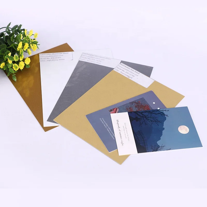 Dye sublimation printing blanks aluminum plate photo panel aluminium sublimation metal sheet for sublimation