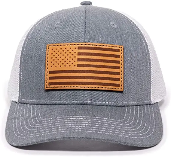 Серая/Белая Кепка-бейсболка с сеткой на спине