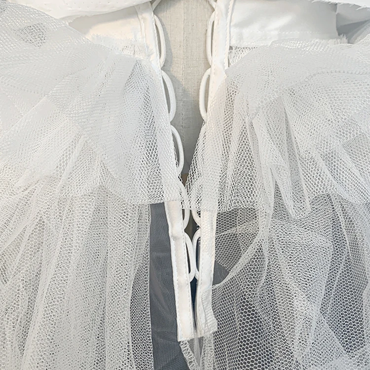 High-quality White 100% polyester Crinoline Girls Petticoat Underskirt For Weddings