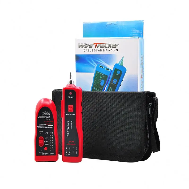 Cable Tester For UTP STP Cat5/6 RJ45 LAN Network RJ11 Telephone Wire Tracker Diagnose Tone Tracer Line Finder MCH-9810A