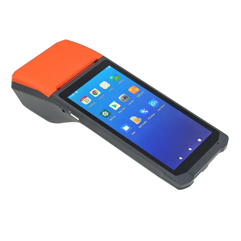 6.0 Inch 4 Core Touch Screen Wifi Bluetooth Android Wireless Mobile Machine Payment Terminal Cash Register Handheld Pos