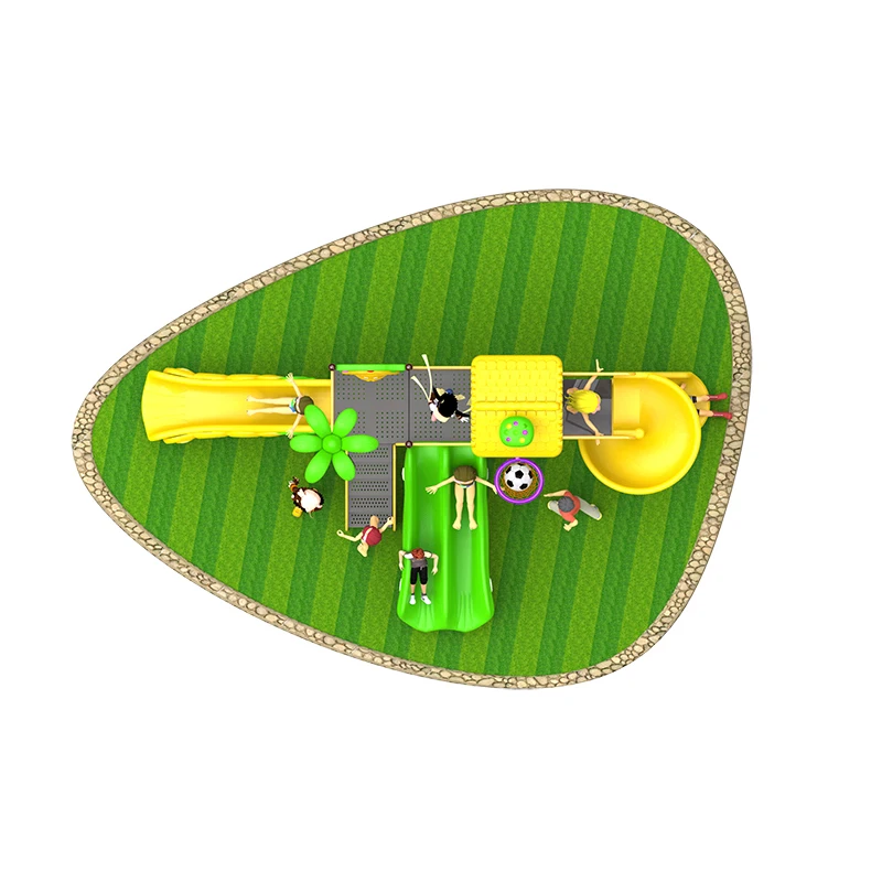 Climbing platforms kids plastic slides outdoor playground equipment amusement park play sets