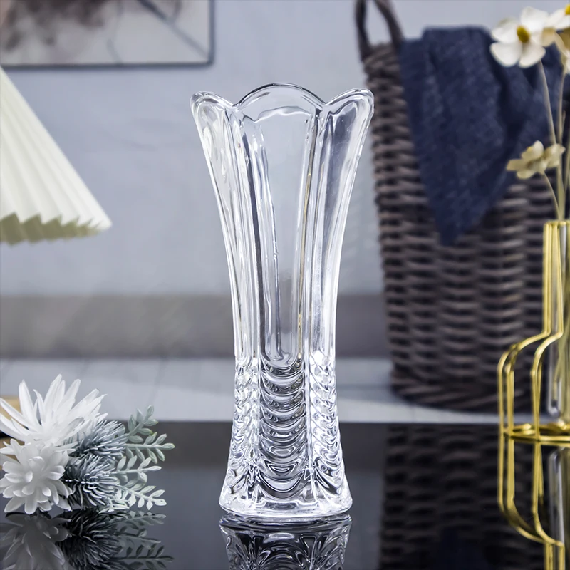 Home Office Decorative Factory Wholesale Vintage Tall Custom Glass Crystal Vases