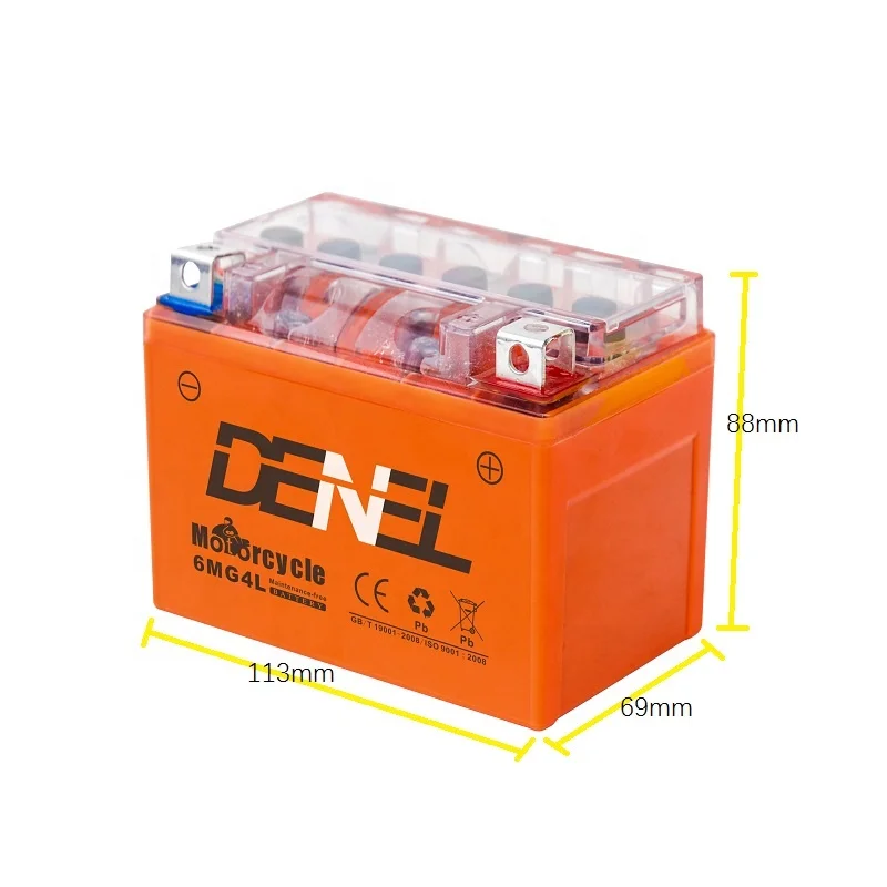 Китайский завод, батарея для мотоцикла 12 В YTZ5S GTZ5S 12 В 5 Ач, гелевая батарея AKI