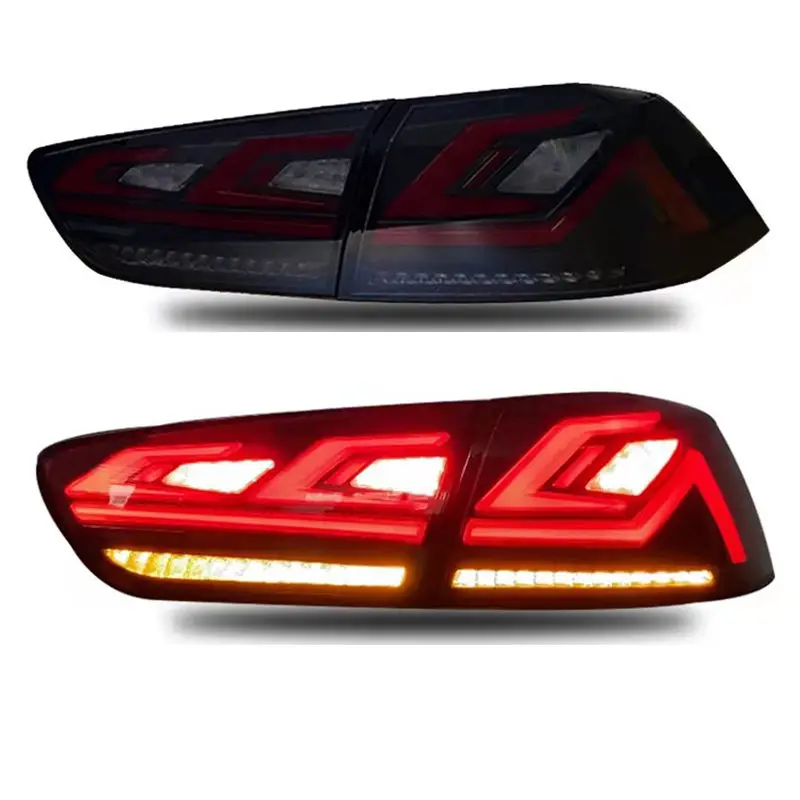VLAND Factory New style Full LED Taillights With Sequential Turn Car Rear Lamp 2008-2018 Tail Lights For Mitsubishi Lancer EX