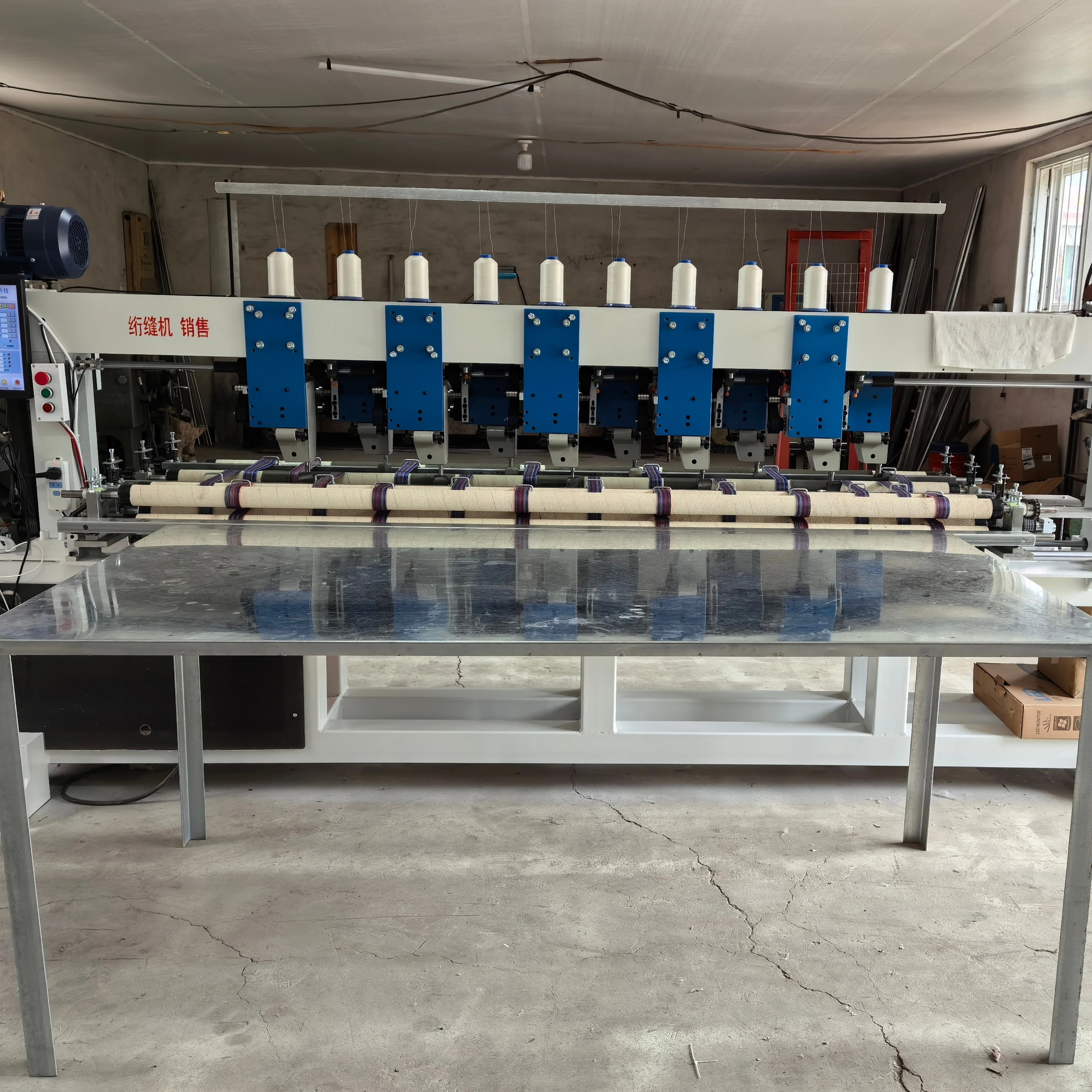 Компьютеризированные высокоскоростные большие вращающиеся многоигольные стегальные машины