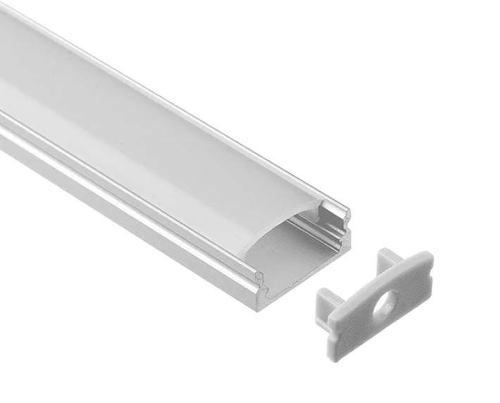 GL-1205 Surface Mounted LED Profile 17.3*8.2MM High Quality LED Aluminum Channel Profiles to Protect LED Strip Linear Lights