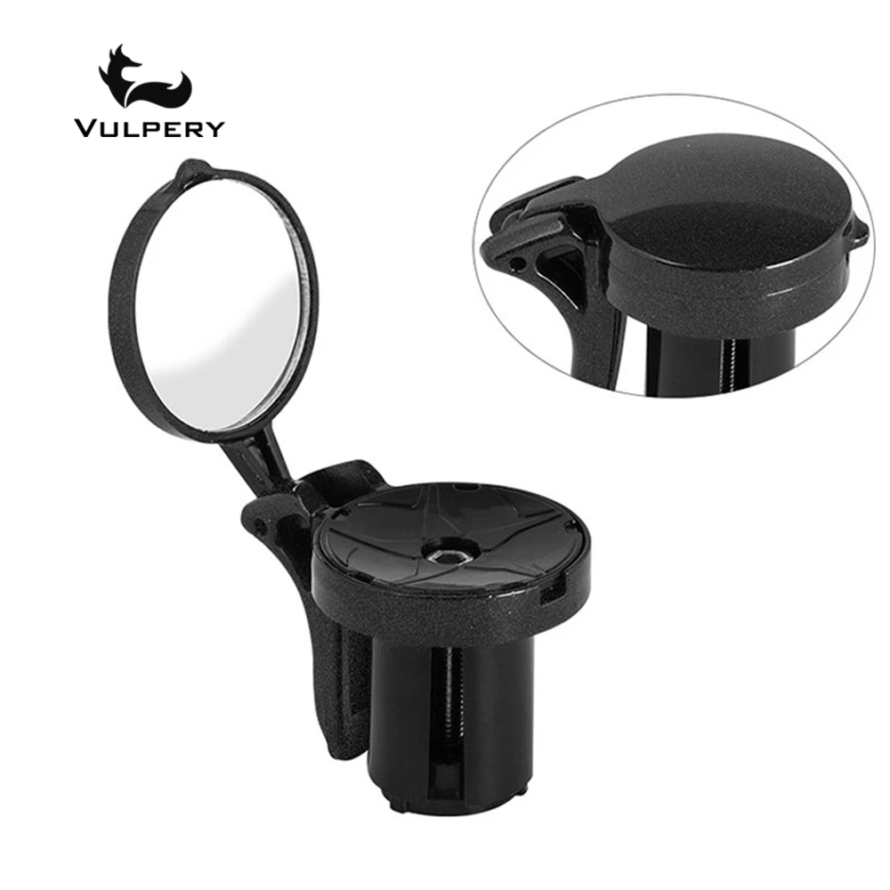 Bicycle Rear Mirror Road Bike Cycling Handlebar End Mirror ABS Handlebar Side Safety Flexible Rear View Mirrors