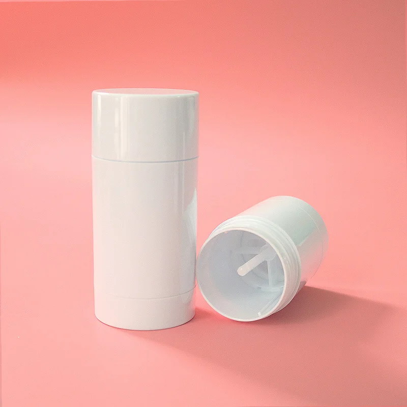 Wholesale Soft Deodorant Gel  Stick Packaging Oval 30/45/50/75/15g Round Twist Up Tube Bottom Filling AS Plastic Deodorant Stick