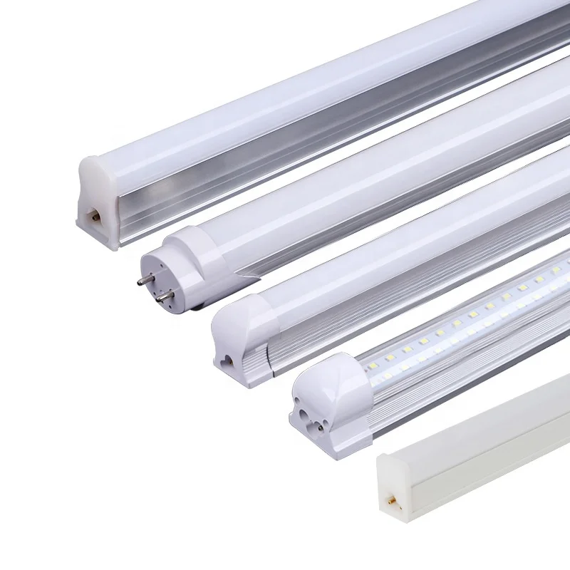 5 year warranty 360 degree led tube light bulb 85-ac100-240v t8 t5 2FT 4FT Plastic Glass Tube Light LED Lighting
