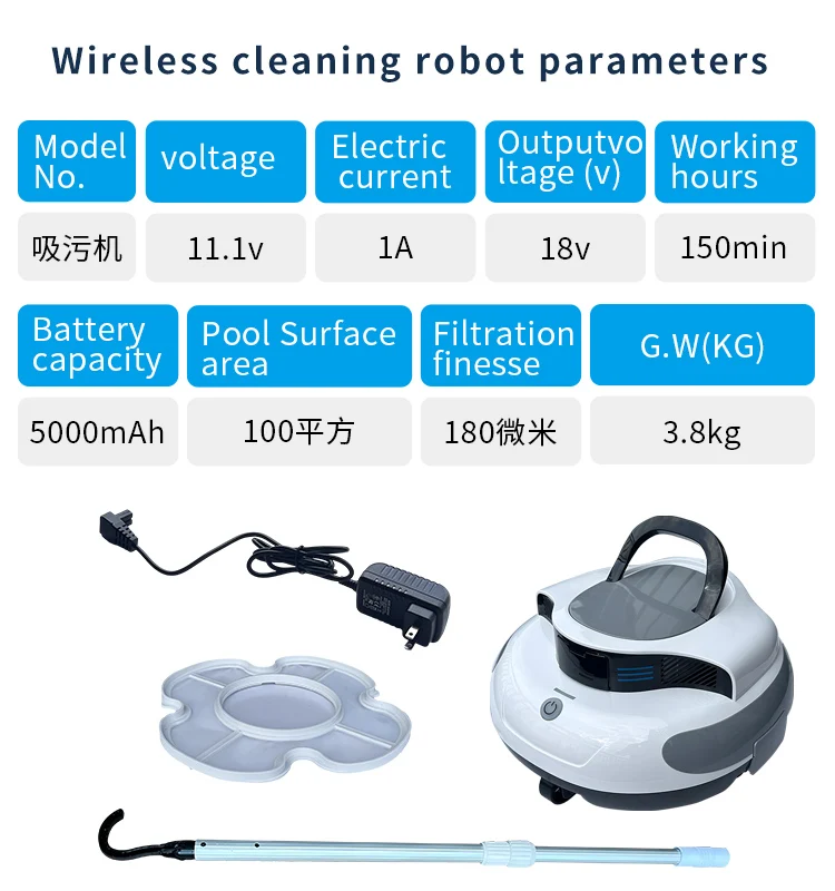 Hot newest model robot vacuums cleaner automatic swimming pool cleaning system
