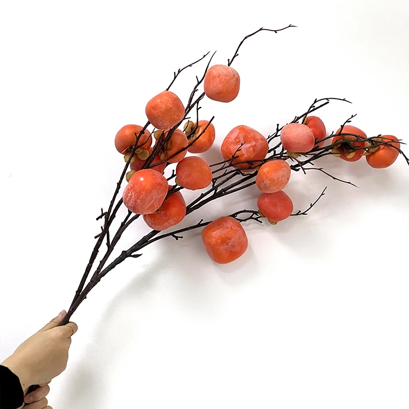 Photography props home window display decoration artificial fruit foam model artificial persimmon