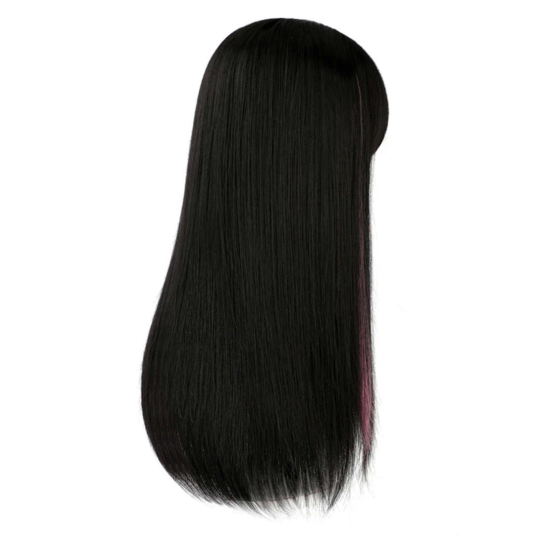 
Wholesale Cheap Price Wig Full Lace Long Straight Synthetic Braiding Hair with Bangs 