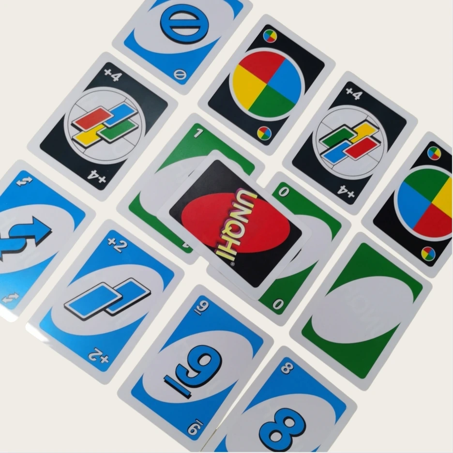 2024 Zealed Hot Sale UNQHI Card Family Funny Entertainment Board Game Cards One Pieces Dragon Balls Flip No Mercy Card Game