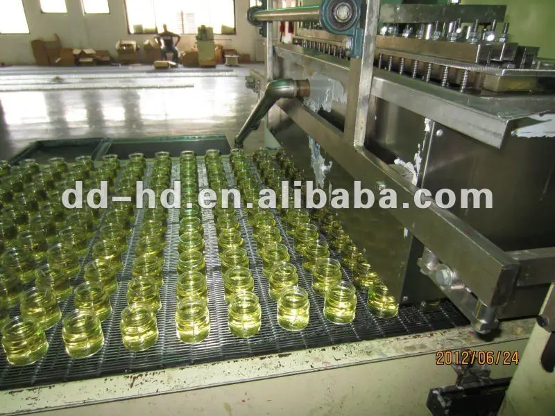 Автоматический режим работы 3000 штук в час кувшин стеклянный стакан лампы в форме свечи линия розлива машина