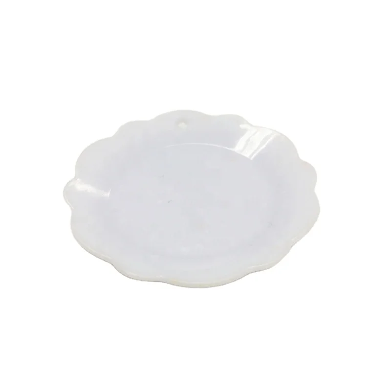 Hot Sale Solid Color Plate DIY Miniature Kitchen Tableware for Dollhouse Decoration