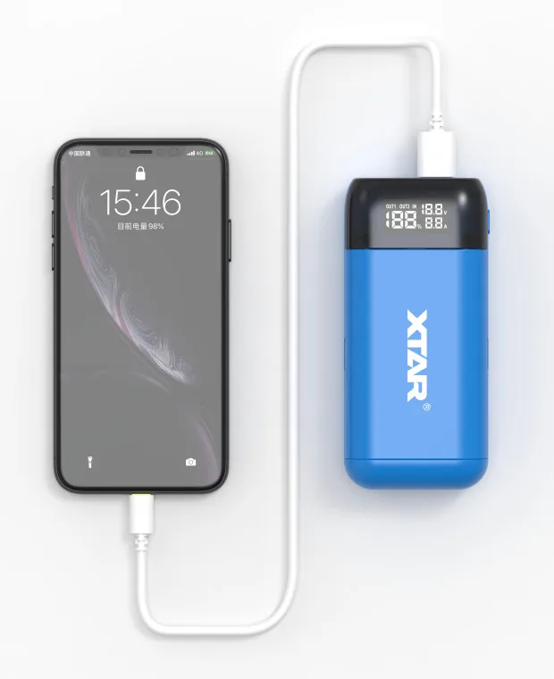Camping Portable 12v USB C Fireproof Power Bank Shell DIY 18650 21700 Powerbank Battery Holder Case No Battery Charger Box