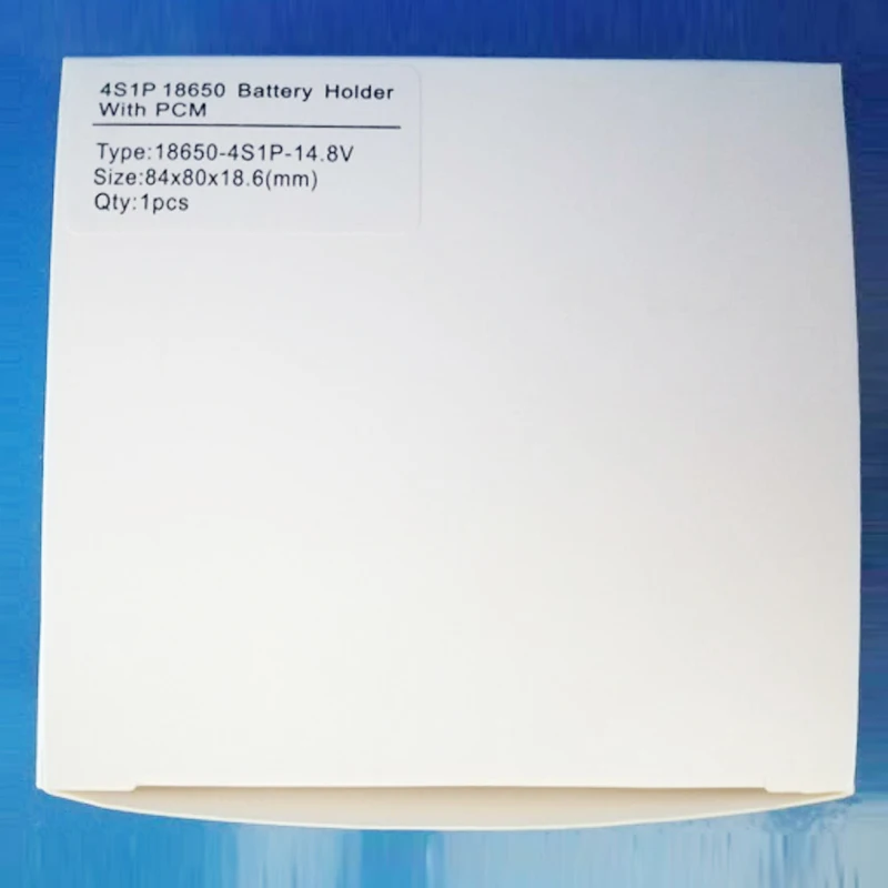 1S 2S 3S 4S 1P Factory supply 18650 cells 3.7v battery holder with BMS 14.8V battery holder