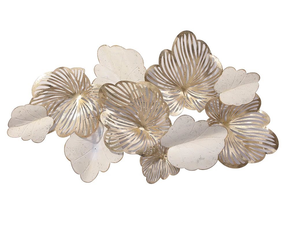 Home Decoration metal art lotus flower  3D for living room decor