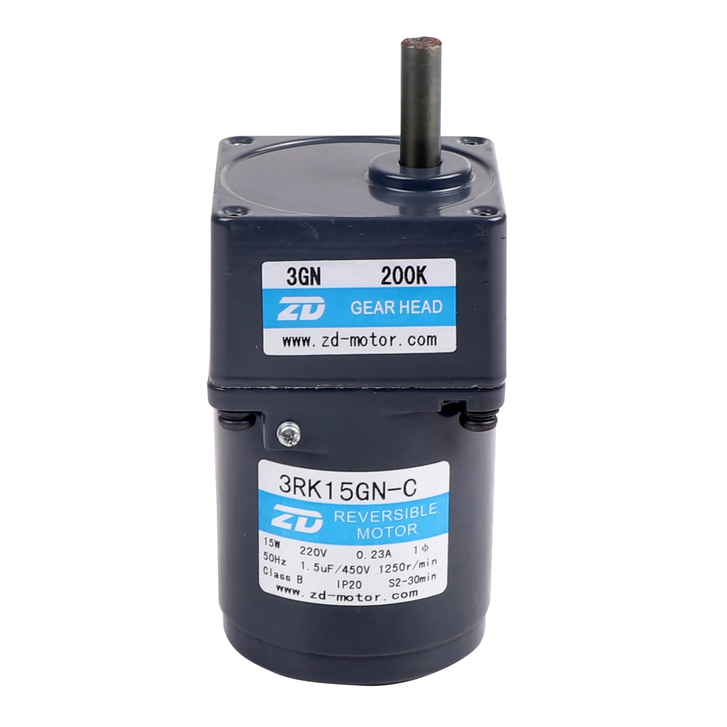 ZD 70 Flange Three Phase AC 240V Induction Parallel Shaft Geared Motor With Gearbox