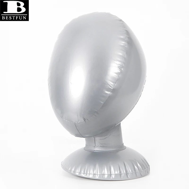 
China Customized inflatable hair styling head mannequins plastic foldable mannequin head for wigs pvc mannequin heads on sale 