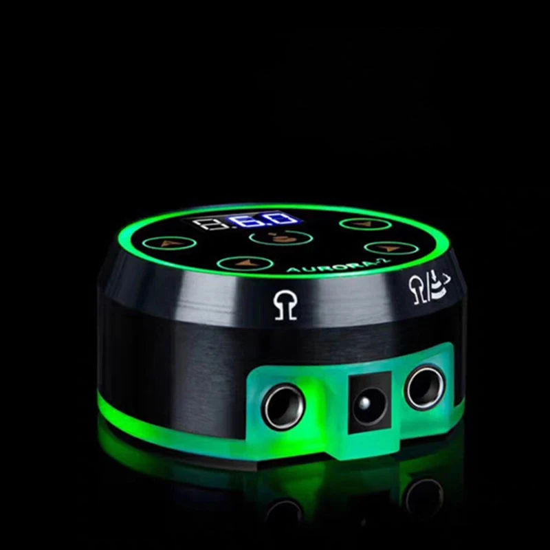 Factory  Sales Professional Tattoo Power Supply Aurora II Power Supply 2nd Gen l Voltage Dual Outputs Fits All Tattoo Machines