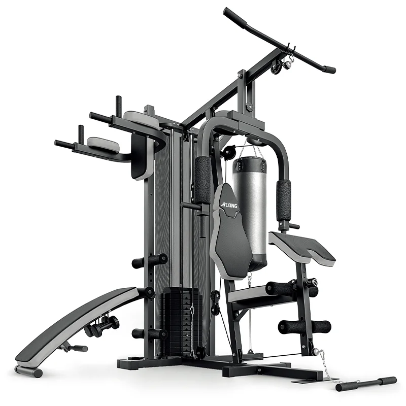 Home Gym Equipment Home Fitness Equipment Exercise Multi Station Home Gym 3 Station Fitness Machine Equipment