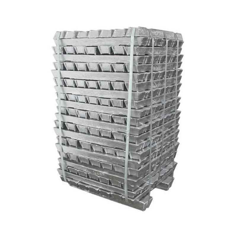 Manufacturer Zinc Ingot 98.7%-99.995% Zn (Min) Wooden Case Packing Details Zinc Alloy Ingot