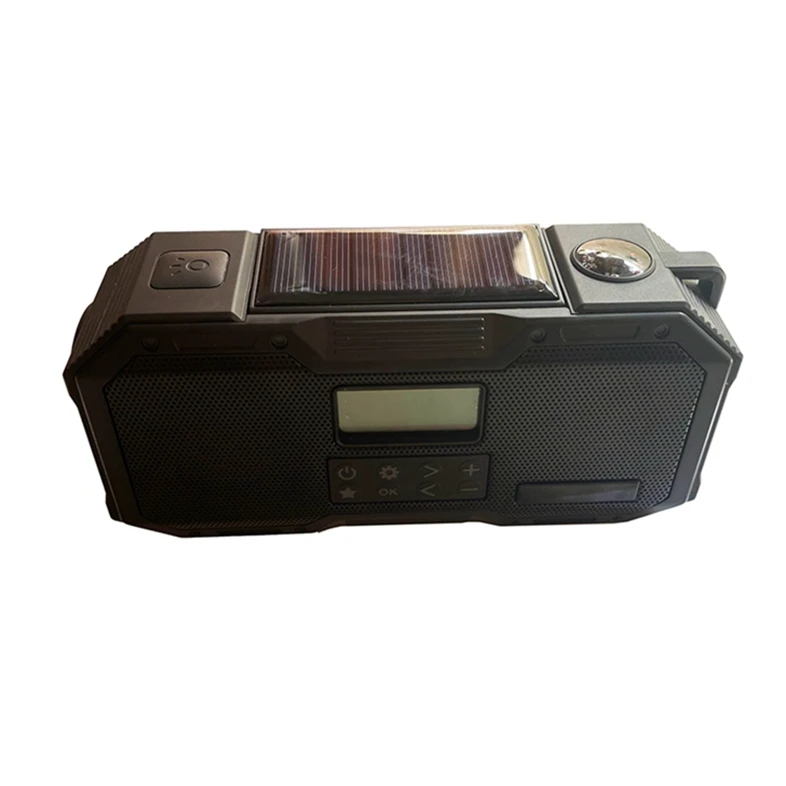 Двойной звуковой Eq бас стереодинамики AM FM радио антенна аварийный продукт Wb радио с внешним аккумулятором 4000 мАч