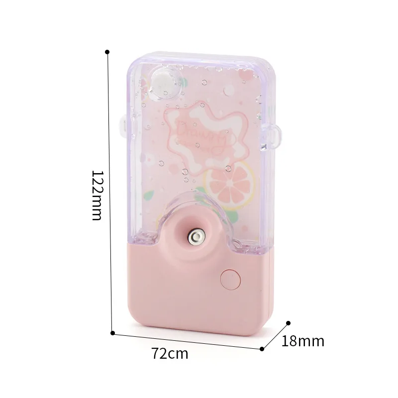 60ml tank New neck water refill device usb charging small portable hanging spray water desktop humidifier