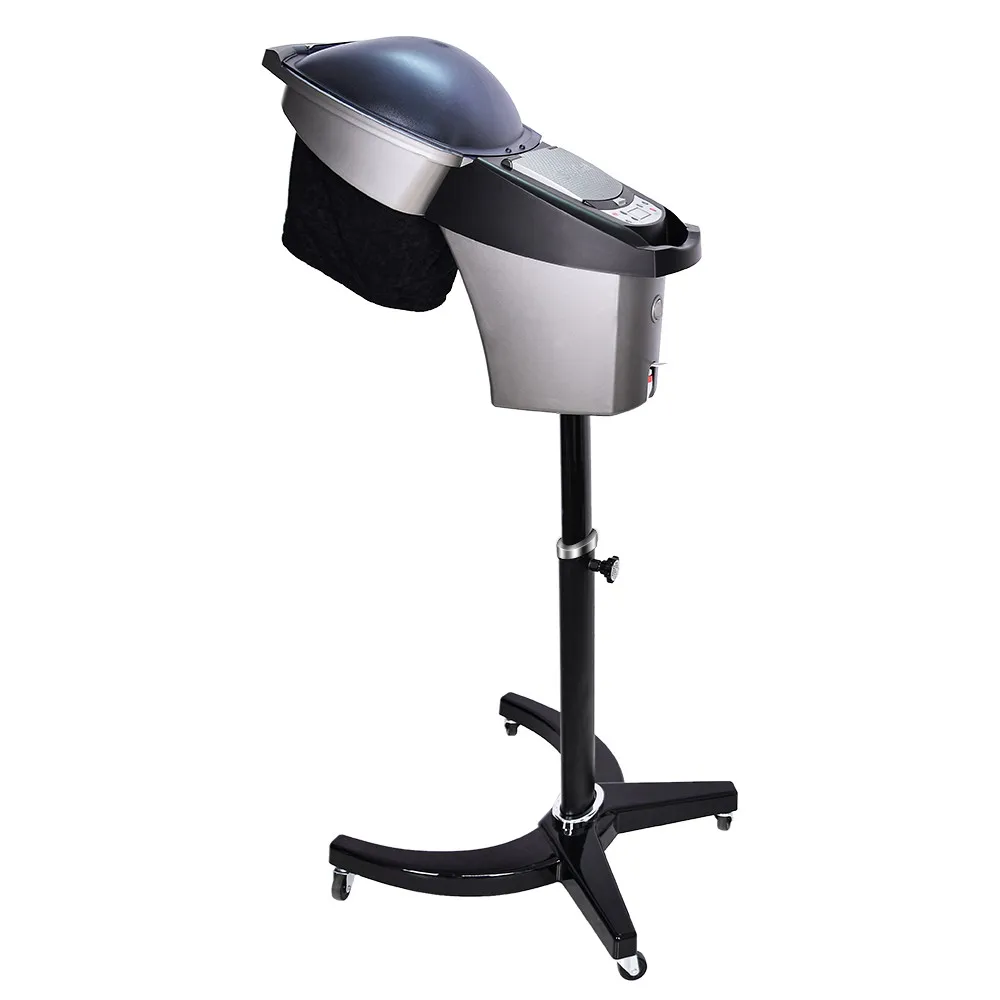 High Quality Wholesale Salon Spa Hair Nano Mist Sprayer Steamer Red/Blue LED Light O3 Ozone Micro Mist Barber Machine