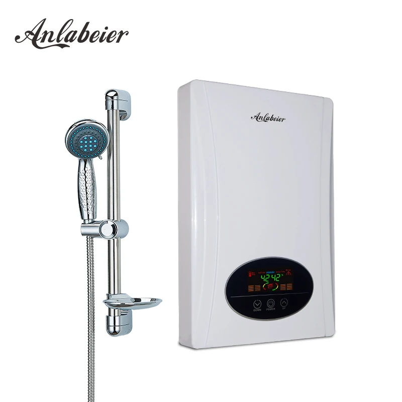 Oem factory 220-240V 8-12kW  high efficiency cheap price IPX4 water proof small size electric water heater for hotel shower