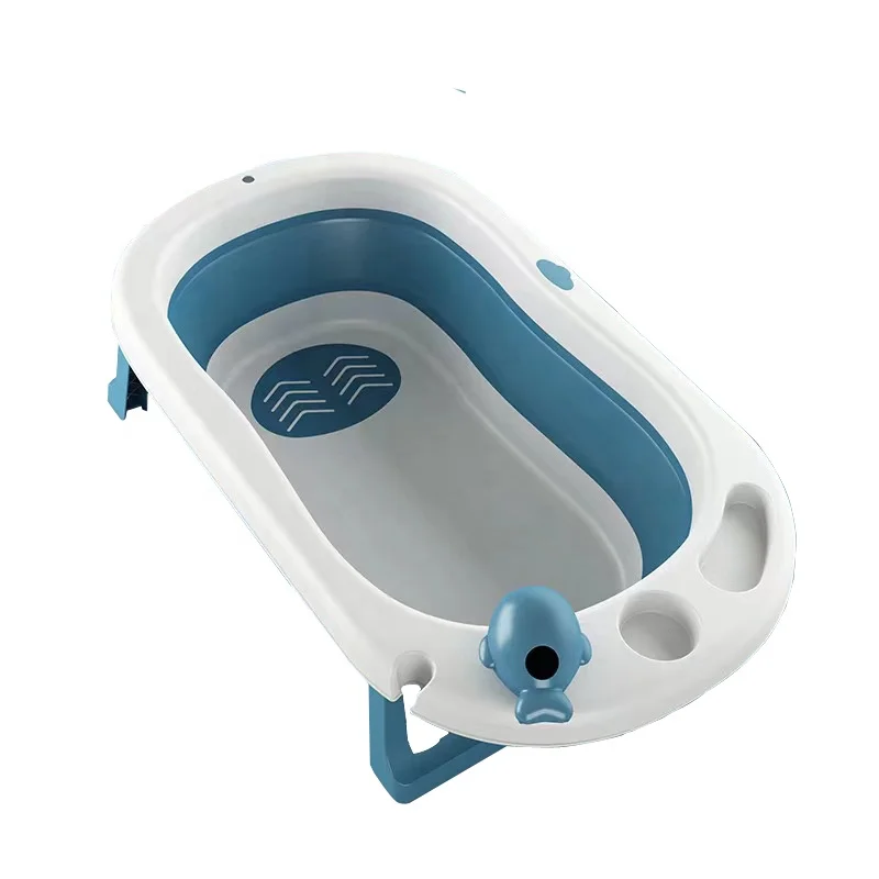 buy China good quality custom folding plastic newborn infant bath tub non-slip baby bathtub shower for newborns 0-8 years old