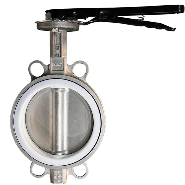 stainless steel wafer butterfly valve dn200 8 inch butterfly valve price list