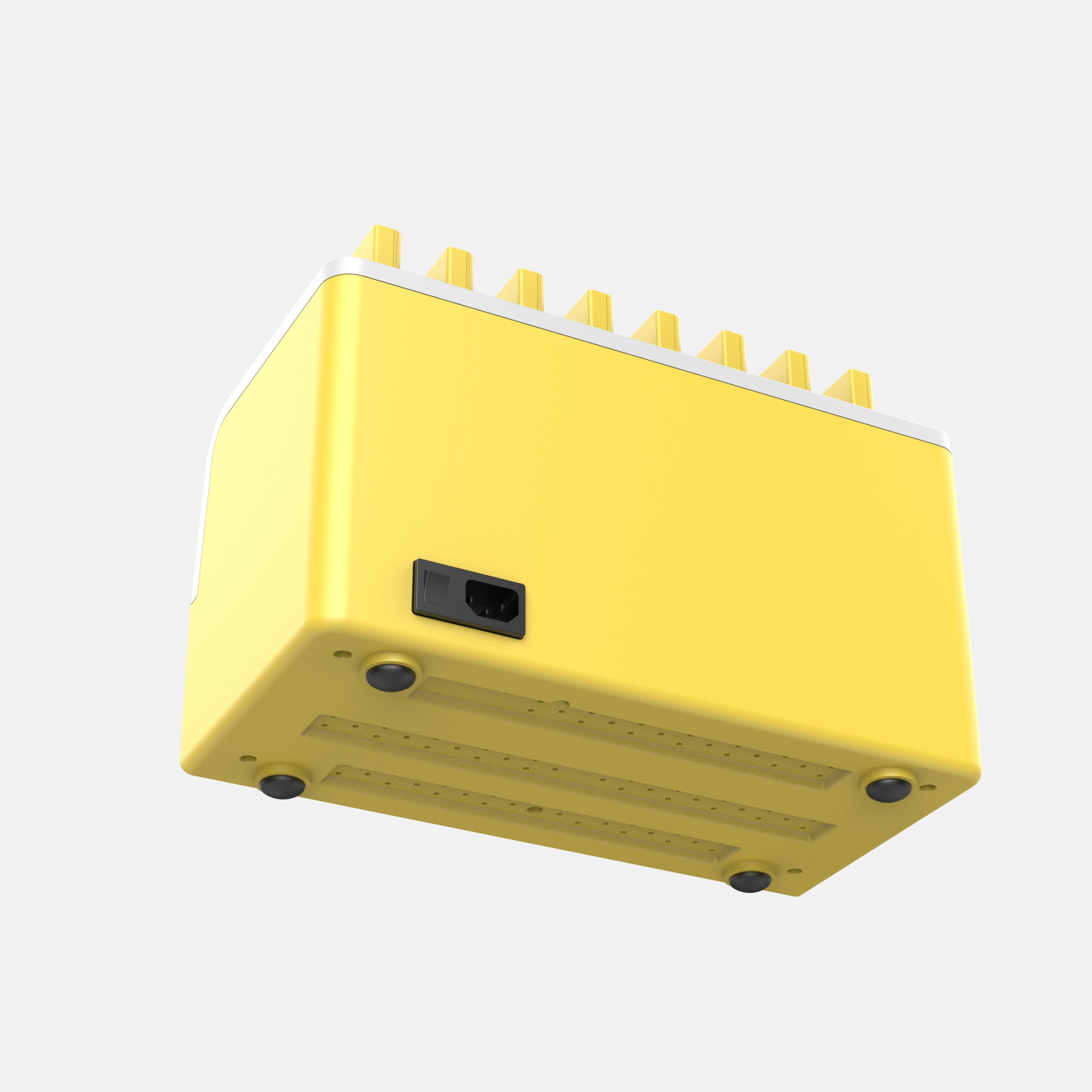 lcd screen power bank sharing station 8 slots rental sharing power bank advertising shared power bank station for mobile phone