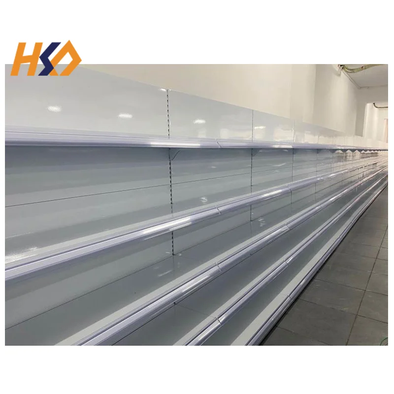 White Display Racks Supermarket Shelves Wholesale Gondola Shelving Shelves
