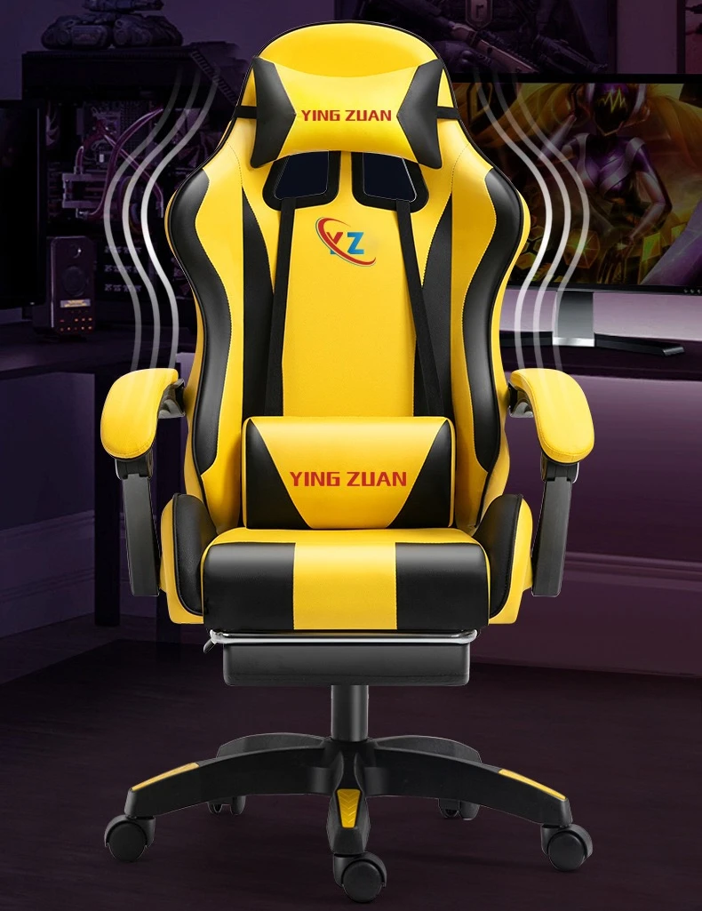 Computer gaming chair sitting recliner ergonomic office chair comfortable backrest lifting rotating chair