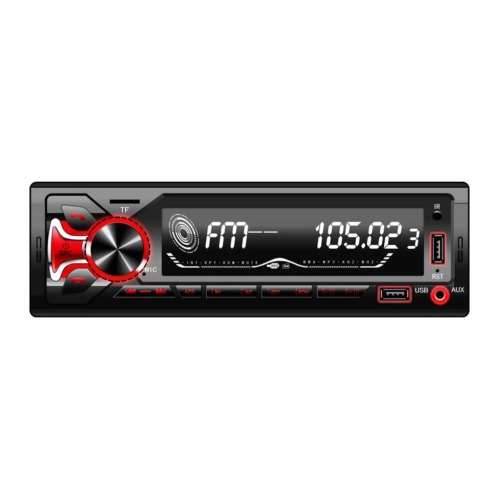 Soundrace LCD LED Screen Stereo Car Player 32 GB Ipod Music Mp3 Player 2 USB Interfaces Car Stereo System Detachable Dashboard