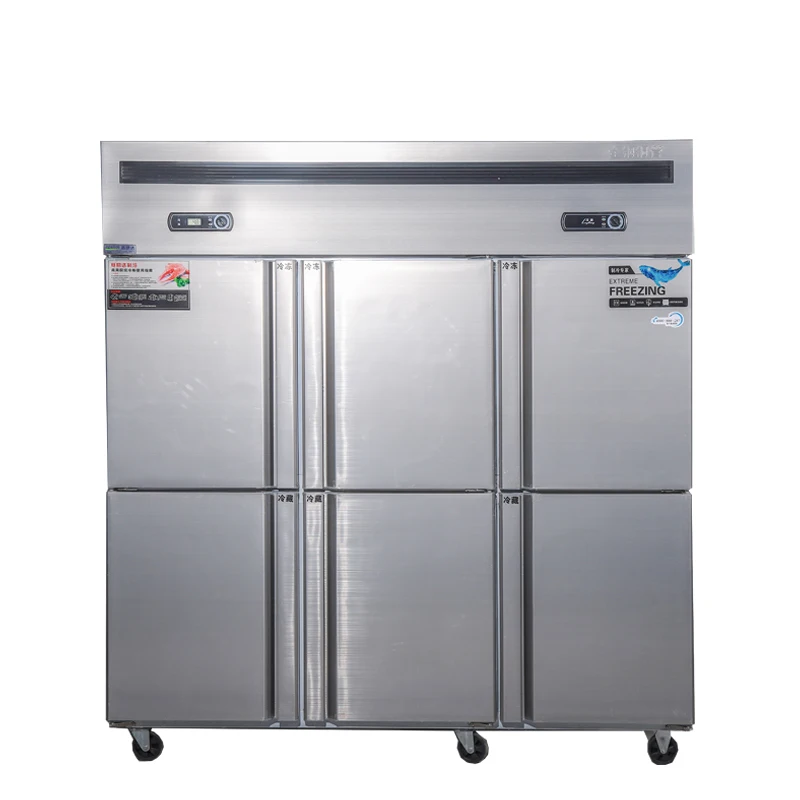 Hot selling product container upright multi door fridge freezer stainless steel ballast manufactured in China