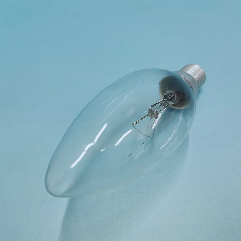 glass incandescent bulb clear bulb color bulb C7 25w 40w 60w 75w 100W E12 E14 E27